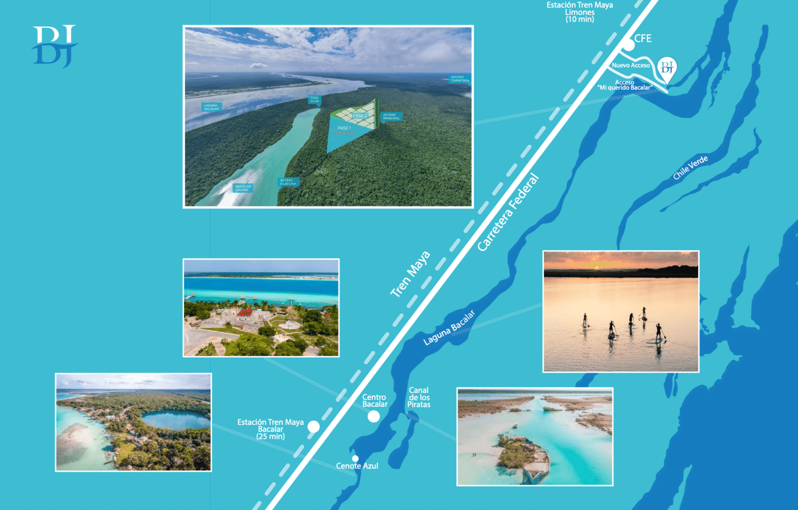 Lotes de inversión en Bacalar — Fase 2